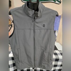 Izod Men's Gray Softshell Vest